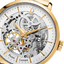 Montre Femme Pierre Lannier Automatique 309D528 – Cadran Argenté, Bracelet Acier Milanais Doré 37mm