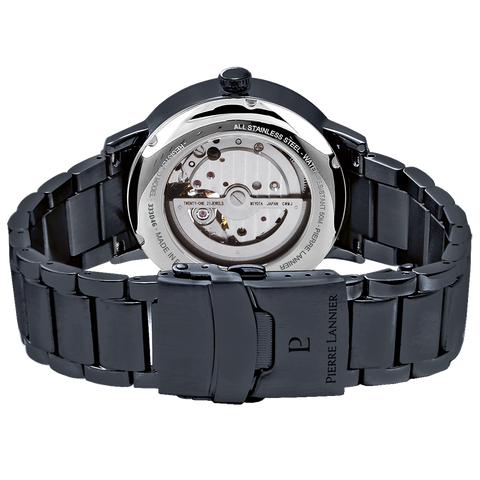 Montre Homme Pierre Lannier Trio 333D469 – Automatique – Cadran Bleu – Bracelet Acier Bleu – 42 mm