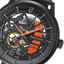 Montre Homme Pierre Lannier PADDOCK 338A459 – Automatique, Cadran Squelette Noir & Accents Orange