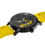 Pierre Lannier Paddock 341A449 – Montre Homme Chronographe 43mm Cadran Noir Bracelet Jaune Sport Racing