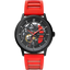 Pierre Lannier Paddock 341A459 – Montre Homme Chronographe 43mm Cadran Noir Bracelet Rouge Sport Automobile