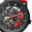 Pierre Lannier Paddock 341A459 – Montre Homme Chronographe 43mm Cadran Noir Bracelet Rouge Sport Automobile