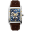 Montre Homme Pierre Lannier Hector Argenté Cadran Bleu Bracelet Cuir Brun – Réf. 342A164
