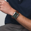 Montre Homme Pierre Lannier Hector Argenté Cadran Vert Bracelet Cuir Brun – Réf. 342A174