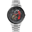 Montre Pierre Lannier Paddock 343B151 – Homme – Automatique Squelette Noir – Bracelet Acier Argenté – Fabriquée en France