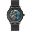 Montre Homme Pierre Lannier Paddock Noir Cadran Noir Bracelet Acier Milanais Noir – Réf. 345A469