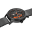 Montre Pierre Lannier Homme PADDOCK 345A499 – Automatique, Cadran Squelette Noir, Détails Orange, Bracelet Milanais 22 mm