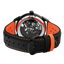 Pierre Lannier MONARCK 347A433 – Montre Automatique Racing Noir & Orange