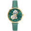 Montre Femme Pierre Lannier Mélodie 349A577 – Automatique Cadran Vert Soleillé, Bracelet Cuir Vert 37mm