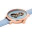 Montre Femme Pierre Lannier Mélodie Automatique 37 mm – Réf. 349A966 – Cadran Bleu Pastel, Bracelet Cuir Bleu, Cœur Ouvert