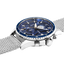 Montre Homme RCS Cadran Bleu Bracelet Acier Milanais Argenté – Réf. 462B161