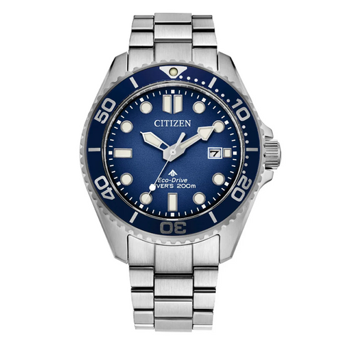 Montre Citizen Promaster BN0260-54L – Eco-Drive 40.6 mm Acier Bleu Étanche 200m