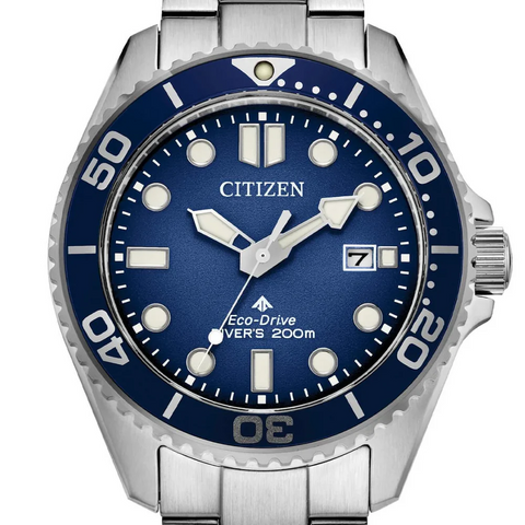 Montre Citizen Promaster BN0260-54L – Eco-Drive 40.6 mm Acier Bleu Étanche 200m