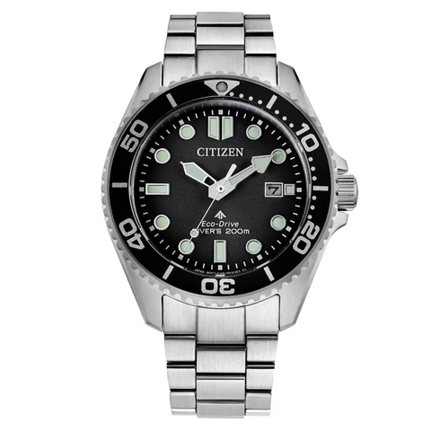 Montre Citizen Promaster BN0261-51E – Eco-Drive 40.6 mm Acier Noir Étanche 200m
