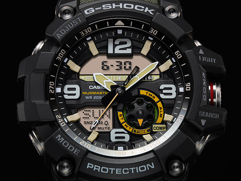Casio G-SHOCK Mudmaster GG-1000-1A3ER | Twin Sensor Kaki