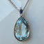 Collier Joaillerie Aigue Marine Diamants Saphir