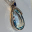 Collier Joaillerie Aigue Marine Diamants Saphir