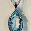 Collier Joaillerie Aigue Marine Diamants Saphir