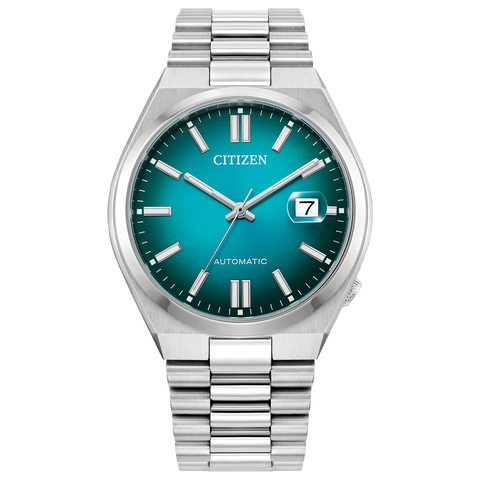 Citizen Tsuyosa NJ0151-88X – Montre Automatique Homme 40mm Cadran Vert Étanche 50m