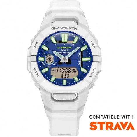 G-SHOCK GBA-950-7A2ER G-SQUAD Bluetooth Running Blanc Bleu