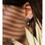Boucles d'oreilles pendantes Flore