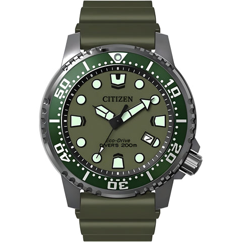 Montre Citizen Promaster Diver Eco-Drive – Cadran Vert, 44 mm | Réf. BN0157-11X