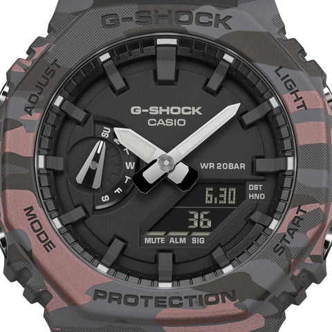 G-SHOCK GA-2100CM-8AER Camouflage – Montre Sport Résistante 200 m