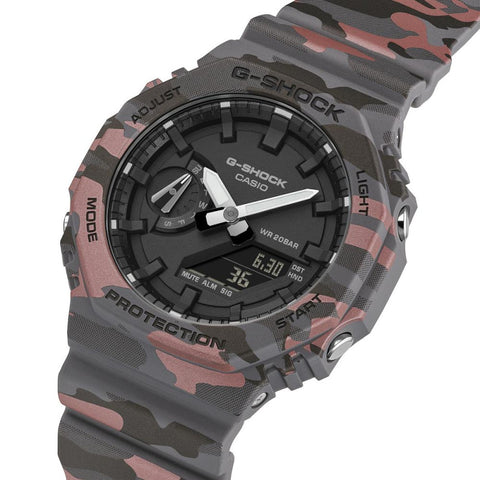 G-SHOCK GA-2100CM-8AER Camouflage – Montre Sport Résistante 200 m