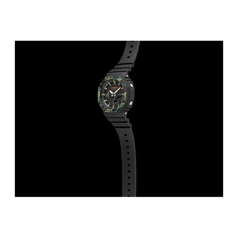 G-SHOCK GA-2100SU-1AER Camouflage – Montre Homme Noir – Carbon Core Guard – 20 ATM – Résine & Bracelet Camouflage