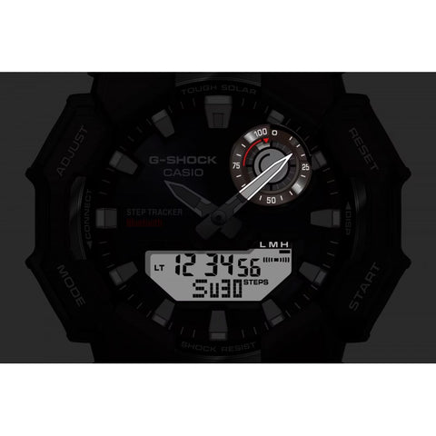 G-SHOCK GA-B010-1AER – Montre Solaire Bluetooth – Step Tracker – Noir – Résine Biosourcée – 20 ATM