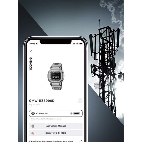 G-SHOCK GMW-BZ5000GD-9ER Full Metal Gold – Bluetooth & Solaire