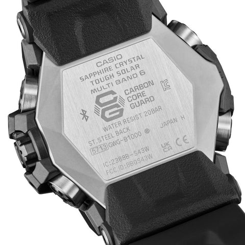 G-SHOCK Mudmaster GWG-B1000-1AER Solaire Bluetooth