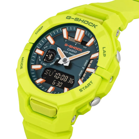 G-SHOCK GBA-950-9A3ER G-SQUAD Bluetooth Running Jaune Vert