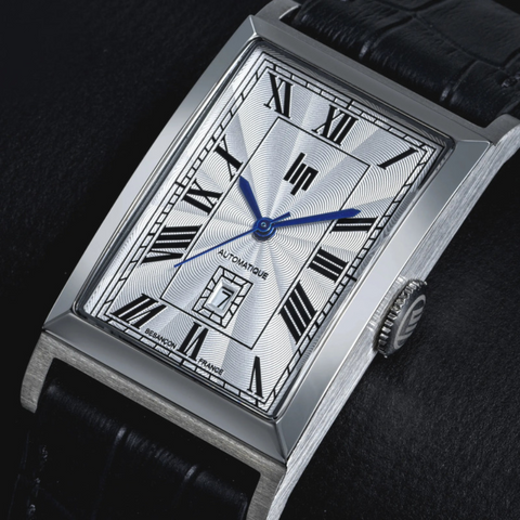 Montre Lip Churchill T26 Automatique – Réf. 671934 – Homme – Mouvement Mécanique – Style Art Déco – Bracelet Cuir