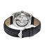 Montre LIP Général de Gaulle 671880 – Automatique 35mm – Fabriquée en France – Cadran argenté & bracelet cuir noir