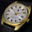 Montre LIP Général de Gaulle 671881 – Automatique 35mm – Acier doré jaune & cadran argenté – Fabriquée en France à Besançon