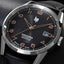 Montre LIP Annapurna Automatique 39 mm – Réf. 676010 – Mouvement Manufacture R26, Cadran Noir, Bracelet Cuir Noir, Étanche 50 m