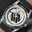 Montre LIP Annapurna Automatique 39 mm – Réf. 676010 – Mouvement Manufacture R26, Cadran Noir, Bracelet Cuir Noir, Étanche 50 m