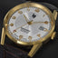 Montre LIP Annapurna Automatique 39 mm – Réf. 676012 – Mouvement Manufacture R26, PVD Doré, Cadran Blanc, Bracelet Cuir Alligator Marron