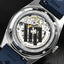 Montre LIP Nautic 666 Automatique 39 mm – Réf. 676051 – Mouvement Manufacture R26, Acier & Verre Saphir, Étanche 200 m, Bracelet Élastomère Bleu