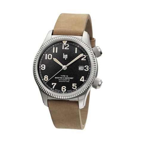 Montre LIP Type 14 Automatique 41 mm – Réf. 676030 – Manufacture Française, Calibre R26, Verre Saphir, Étanche 100 m
