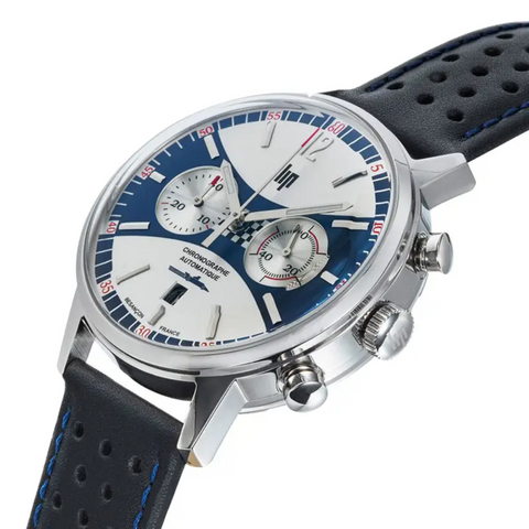 Montre Homme Lip Rallye Chrono Automatique – Édition Grand Prix de France Historique Réf. 670050 – Série spéciale fabriquée en France