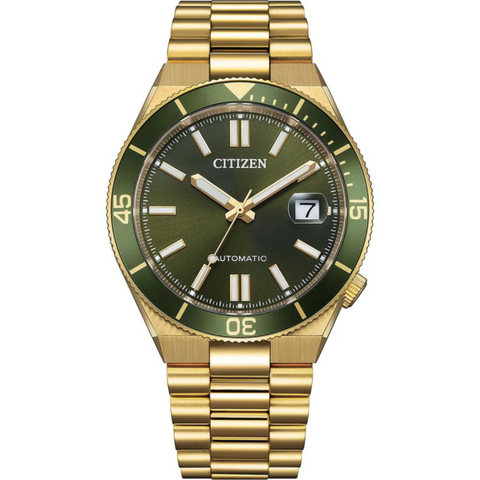 Citizen Tsuyosa NJ0232-53X – Full Gold Olive Automatique