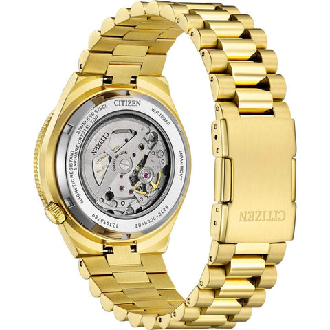 Citizen Tsuyosa NJ0232-53X – Full Gold Olive Automatique
