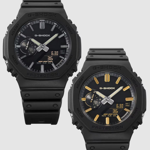 G-SHOCK GA-2100LXB-1A9ER Luxe Black Dorée | CasiOak