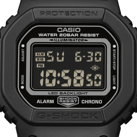 G-SHOCK DW-5600MNC-1ER – Montre Bracelet Tissu Extensible FIDLOCK®
