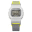 G-SHOCK DW-5600MNC-7A8ER – Montre Gris Clair Jaune Fluo Bracelet FIDLOCK®