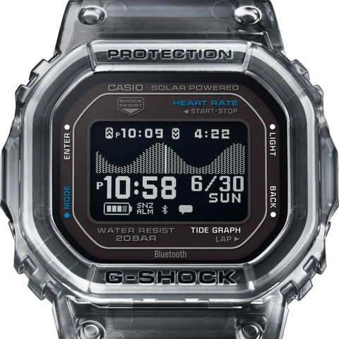 G-SHOCK G-LIDE GBX-H5600-1ER – Montre Surf & Fitness Connectée