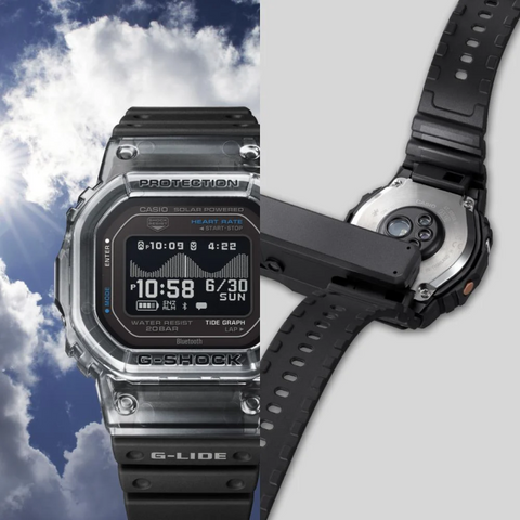 G-SHOCK G-LIDE GBX-H5600-2ER – Montre Surf & Fitness Connectée