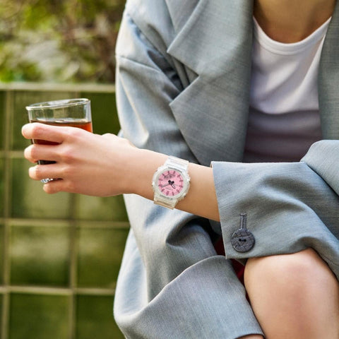 G-SHOCK GMA-P2100SR-7AER – Translucide & Verre Polarisé